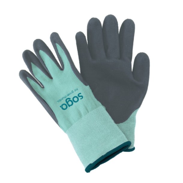 Havehandsker. Isbl�. SOGO. Str. 8