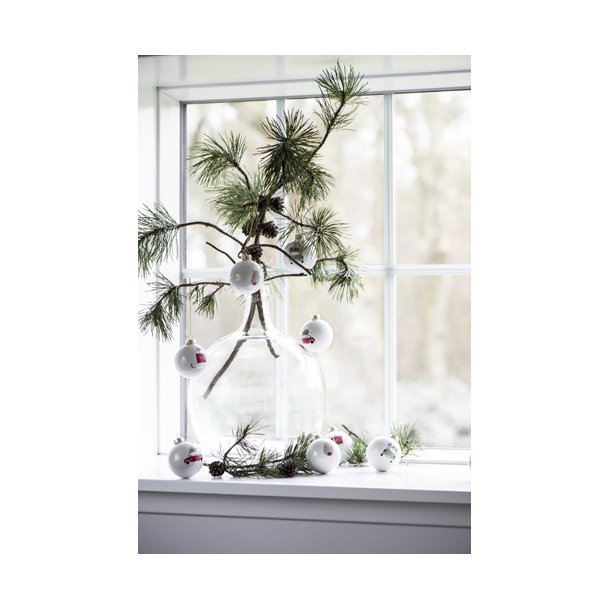 Julekugler. Glas. 4 forskellige stk.