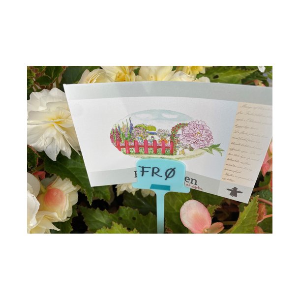 Planteskilte. Til skrift og fr�pose. 10 stk