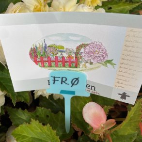 Planteskilte. Til skrift og fr�pose. 10 stk