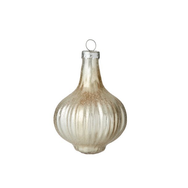 Julekugle, Glas. Champagne garlic