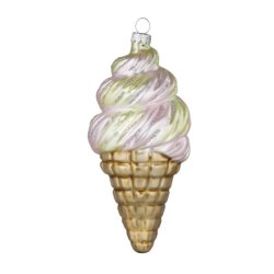 Julekugle. Glas. Isvaffel