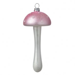 Julekugle. Glas. Paddehat. Lyserd 