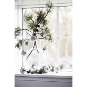 Julekugler. Glas. 2 forskellige stk