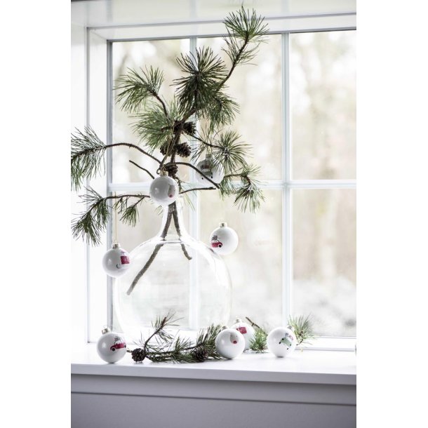 Julekugler. Glas. 2 forskellige stk