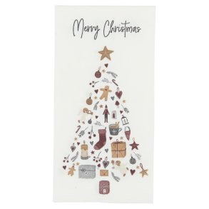 Servietter. Merry Christmas.