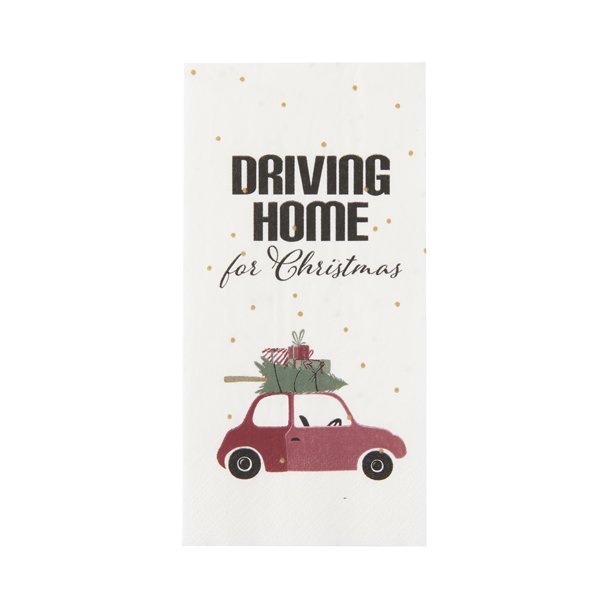 Servietter. Driving home for christmas.