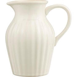 Vase / kande. Butter Cream. Stent�j. 1,7 liter