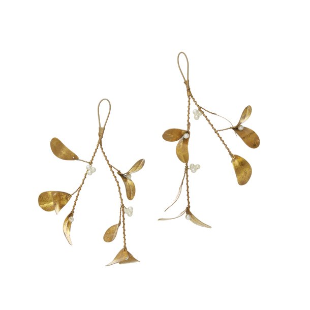 Mistelten med perler. 2 stk.