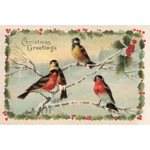 Julekort. Nostalgisk jul