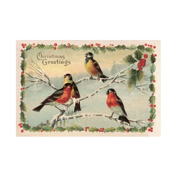 Julekort. Nostalgisk jul