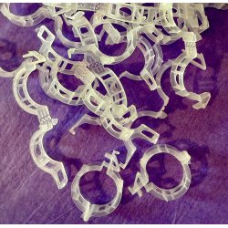 Planteclips. Transperante. 20 stk.