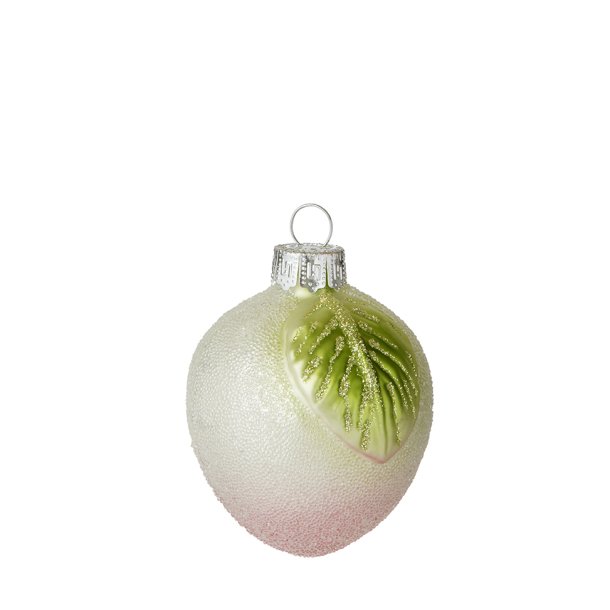 Julekugle. Peach green