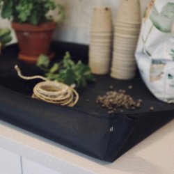 Arbejdsbakke. Sort. Sammenklappelig