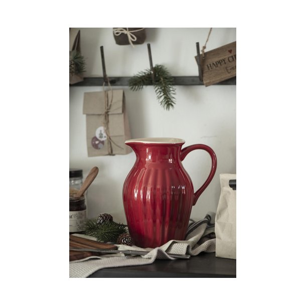 Vase / Kande. Rd. Stentj. 1,7 liter.