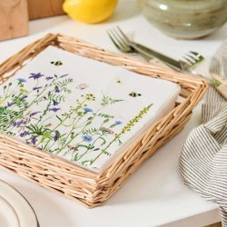 Servietter. Vilde blomster. 50 stk. storpak