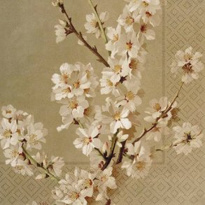 Servietter. mandelblomster